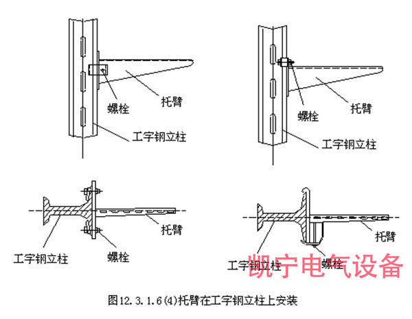 托臂及立柱安裝